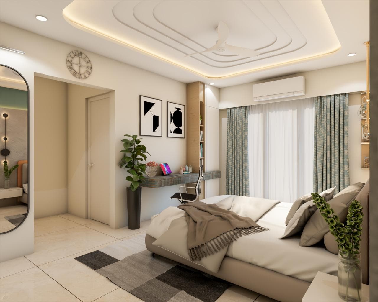 Luxurious bedroom decor